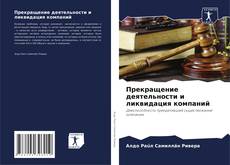 Прекращение деятельности и ликвидация компаний的封面