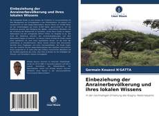 Bookcover of Einbeziehung der Anrainerbevölkerung und ihres lokalen Wissens