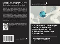Bookcover of Factores Que Contribuyen A La Baja Moral Del Profesorado En Los Centros De Enseñanza Secundaria