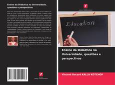 Ensino da Didáctica na Universidade, questões e perspectivas kitap kapağı