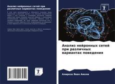 Анализ нейронных сетей при различных вариантах поведения kitap kapağı