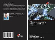 Capa do livro de Microprocessore e microcontrollore 