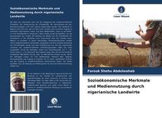 Bookcover of Sozioökonomische Merkmale und Mediennutzung durch nigerianische Landwirte
