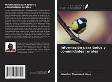 Buchcover von Información para todos y comunidades rurales