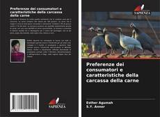 Copertina di Preferenze dei consumatori e caratteristiche della carcassa della carne