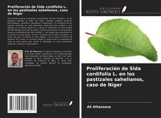 Portada del libro de Proliferación de Sida cordifolia L. en los pastizales sahelianos, caso de Níger