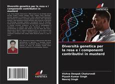 Capa do livro de Diversità genetica per la resa e i componenti contributivi in musterd 