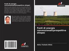 Buchcover von Fonti di energia convenzionali(prospettiva etiope)
