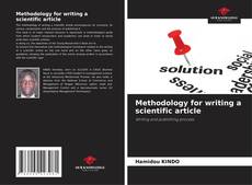Couverture de Methodology for writing a scientific article