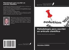 Couverture de Metodología para escribir un artículo científico
