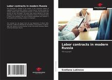 Buchcover von Labor contracts in modern Russia