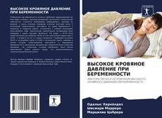 Bookcover of ВЫСОКОЕ КРОВЯНОЕ ДАВЛЕНИЕ ПРИ БЕРЕМЕННОСТИ