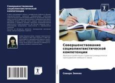 Couverture de Совершенствование социолингвистической компетенции