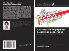Couverture de Clasificación de páginas: Algoritmos ponderados