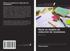 Buchcover von Hacia un modelo de redacción de resúmenes