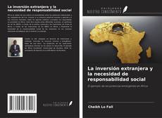 Capa do livro de La inversión extranjera y la necesidad de responsabilidad social 