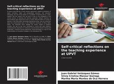 Buchcover von Self-critical reflections on the teaching experience at UPVT
