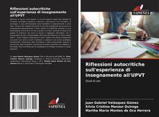 Bookcover of Riflessioni autocritiche sull'esperienza di insegnamento all'UPVT