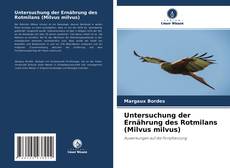 Buchcover von Untersuchung der Ernährung des Rotmilans (Milvus milvus)