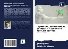 Couverture de Стратегия, человеческие ресурсы и маркетинг в третьем секторе.