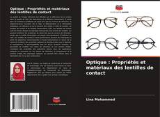 Portada del libro de Optique : Propriétés et matériaux des lentilles de contact