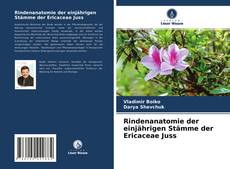 Rindenanatomie der einjährigen Stämme der Ericaceae Juss kitap kapağı