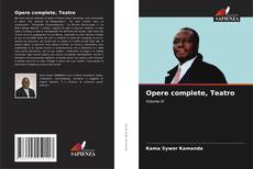 Capa do livro de Opere complete, Teatro 