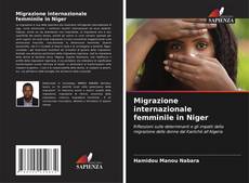 Capa do livro de Migrazione internazionale femminile in Niger 