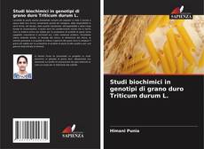 Capa do livro de Studi biochimici in genotipi di grano duro Triticum durum L. 