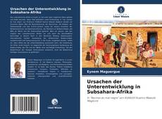 Capa do livro de Ursachen der Unterentwicklung in Subsahara-Afrika 