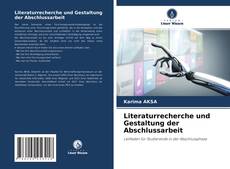 Literaturrecherche und Gestaltung der Abschlussarbeit kitap kapağı