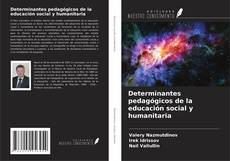 Bookcover of Determinantes pedagógicos de la educación social y humanitaria