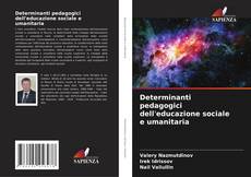 Buchcover von Determinanti pedagogici dell'educazione sociale e umanitaria