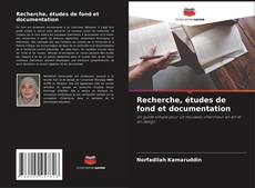 Recherche, études de fond et documentation的封面