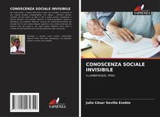 CONOSCENZA SOCIALE INVISIBILE kitap kapağı