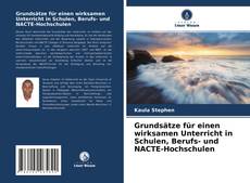 Portada del libro de Grundsätze für einen wirksamen Unterricht in Schulen, Berufs- und NACTE-Hochschulen
