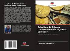 Capa do livro de Adoption de Bitcoin comme monnaie légale au Salvador 