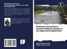 Capa do livro de Влияние различных загрязняющих веществ на воду реки Джехлум 