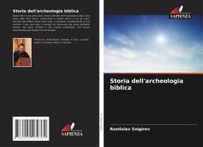 Capa do livro de Storia dell'archeologia biblica 