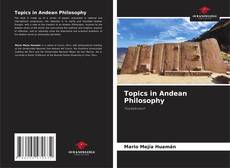 Capa do livro de Topics in Andean Philosophy 