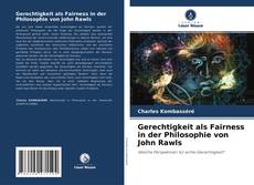 Capa do livro de Gerechtigkeit als Fairness in der Philosophie von John Rawls 