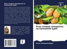 Portada del libro de Роль плодов саподиллы на Salmonella typhi