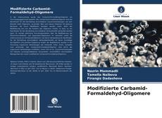 Modifizierte Carbamid-Formaldehyd-Oligomere kitap kapağı