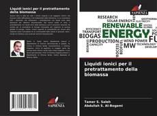 Capa do livro de Liquidi ionici per il pretrattamento della biomassa 