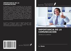 Обложка IMPORTANCIA DE LA COMUNICACIÓN