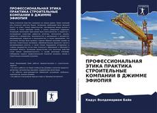 Обложка ПРОФЕССИОНАЛЬНАЯ ЭТИКА ПРАКТИКА СТРОИТЕЛЬНЫЕ КОМПАНИИ В ДЖИММЕ ЭФИОПИЯ