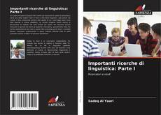 Borítókép a  Importanti ricerche di linguistica: Parte I - hoz