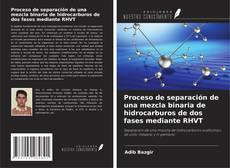 Buchcover von Proceso de separación de una mezcla binaria de hidrocarburos de dos fases mediante RHVT