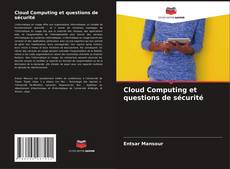 Capa do livro de Cloud Computing et questions de sécurité 