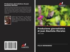 Copertina di Produzione giornalistica di Juan Bautista Morales